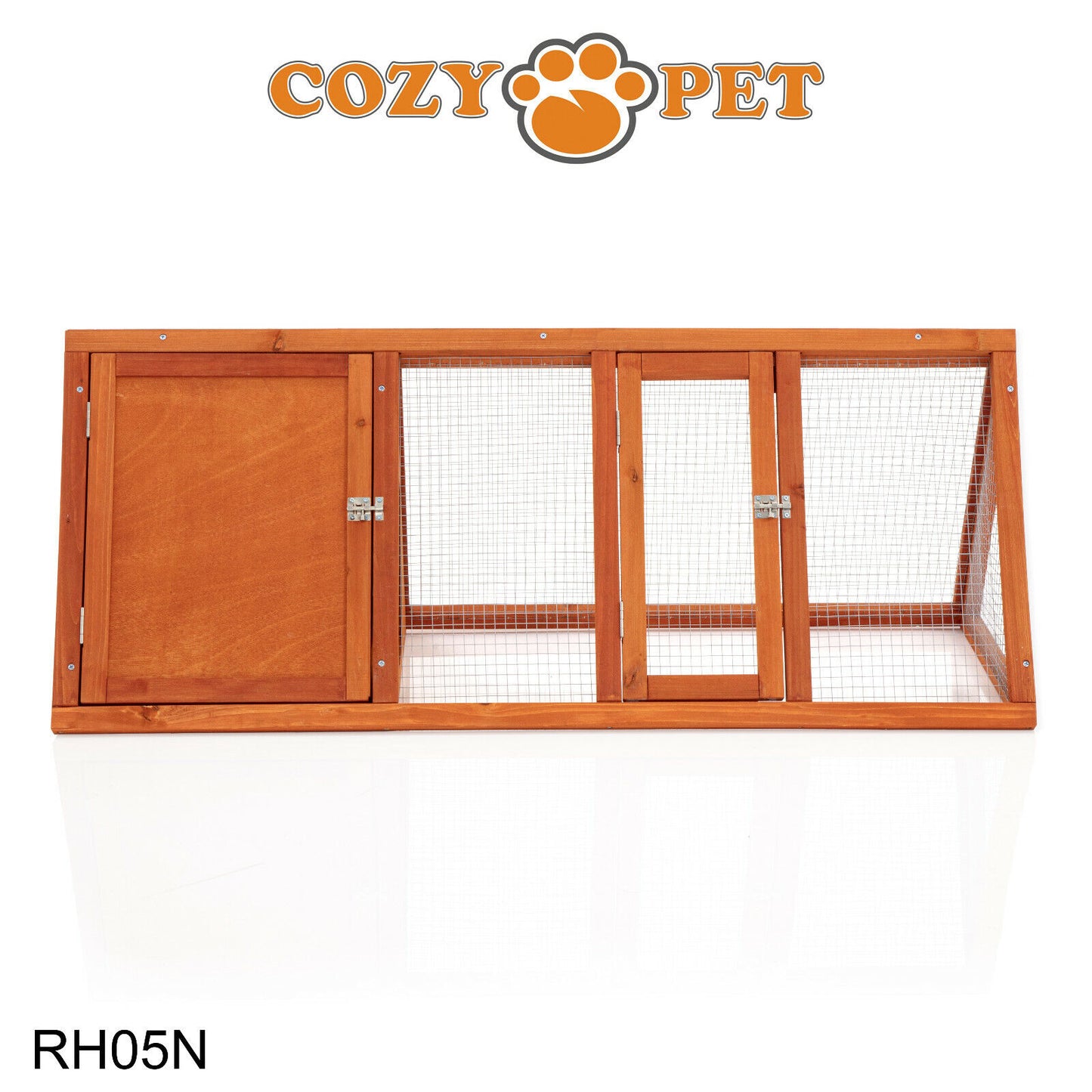 Triangular Rabbit Hutch Pet Natural Guinea Pig Hutches Ferret Runs