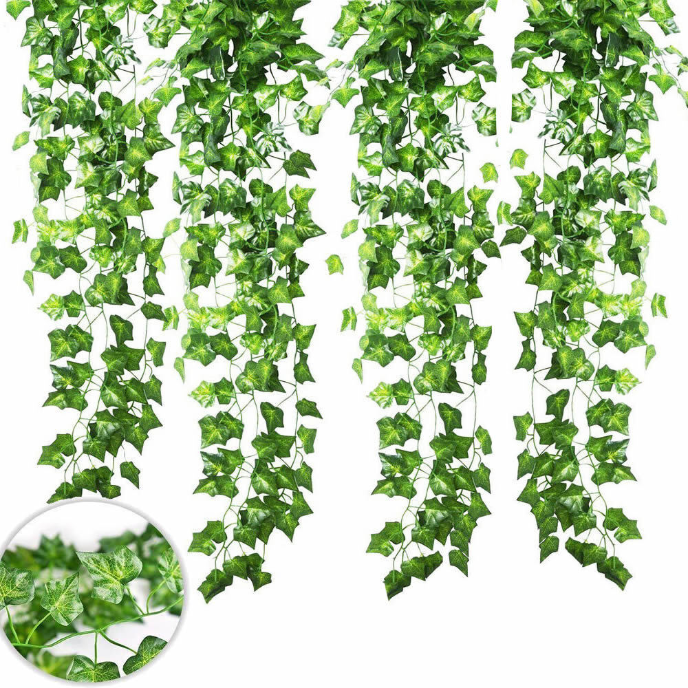 💥5x Artificial Hanging Plant Fake Vine Ivy Leaf Greenery Garland Home Party Decor💥
