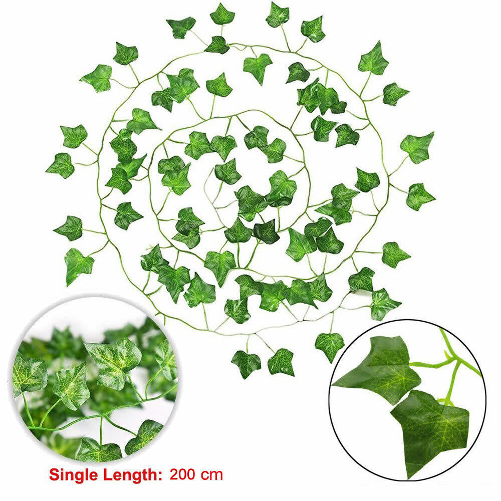 💥5x Artificial Hanging Plant Fake Vine Ivy Leaf Greenery Garland Home Party Decor💥
