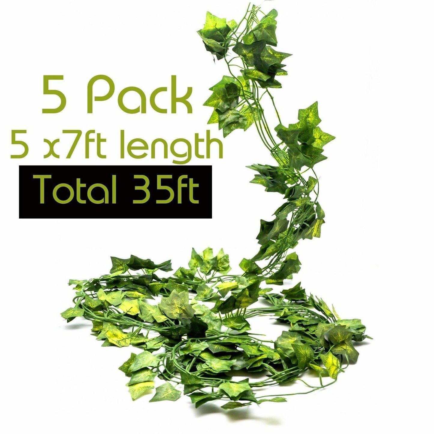 💥5x Artificial Hanging Plant Fake Vine Ivy Leaf Greenery Garland Home Party Decor💥