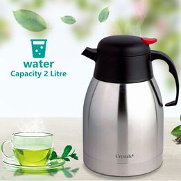 💥Stainless Steel 2L Vacuum Insulated Flask Hot Cold Tea Coffee Dispenser Air Pot💥