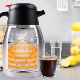 š„Stainless Steel 2L Vacuum Insulated Flask Hot Cold Tea Coffee Dispenser Air Potš„
