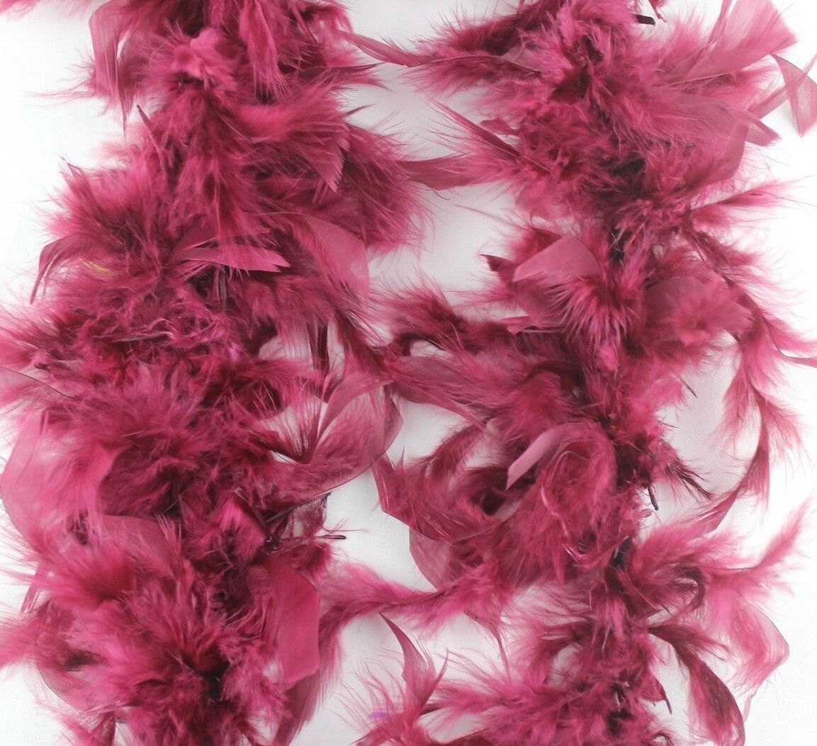 2M FEATHER BOA COSTUME ACCESSORY FANCY DRESS BURLESQUE