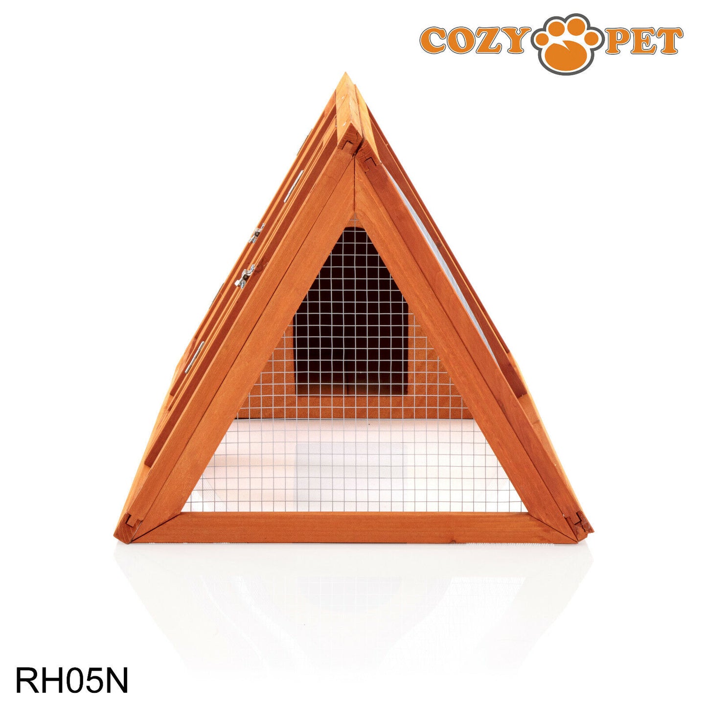 Triangular Rabbit Hutch Pet Natural Guinea Pig Hutches Ferret Runs
