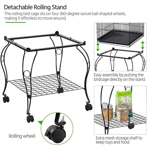 Large Cage Open Play Top Bird Cage Budgies Cage FREE SHIPPING