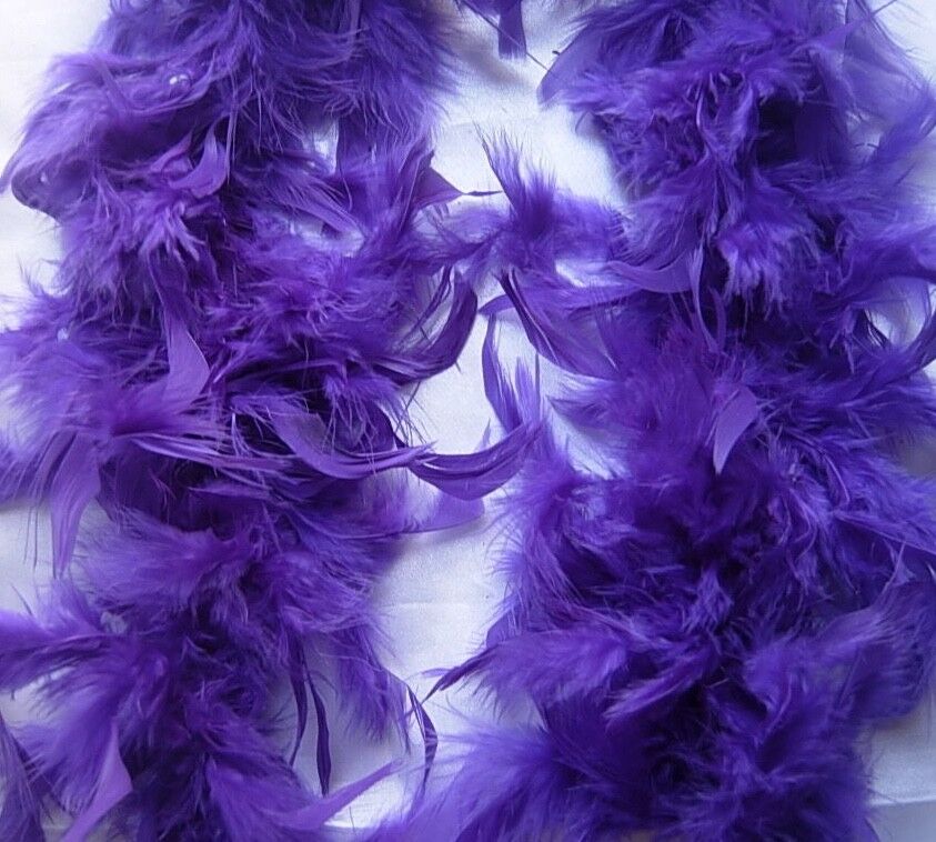 2M FEATHER BOA COSTUME ACCESSORY FANCY DRESS BURLESQUE