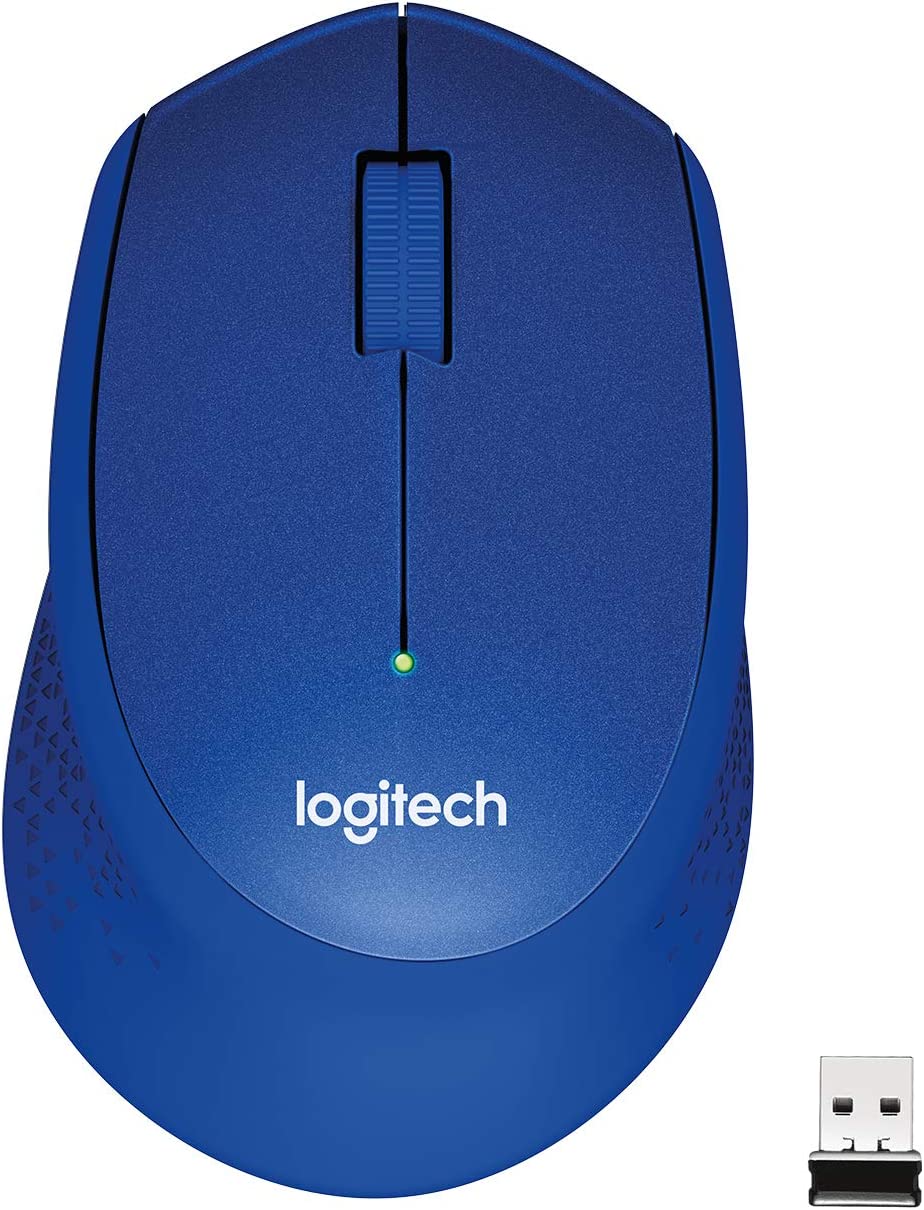Logitech M330 SILENT PLUS Wireless Mouse 2.4GHz with USB Nano Receiver, 1000 DPI Optical Tracking, 2-year Battery Life