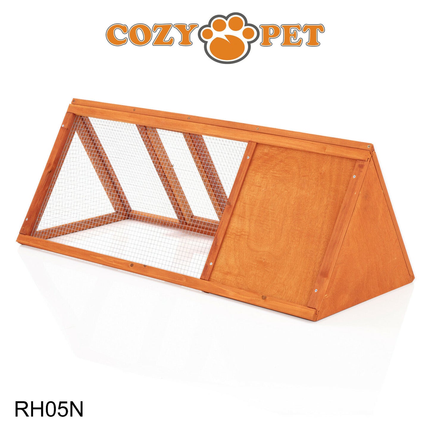 Triangular Rabbit Hutch Pet Natural Guinea Pig Hutches Ferret Runs