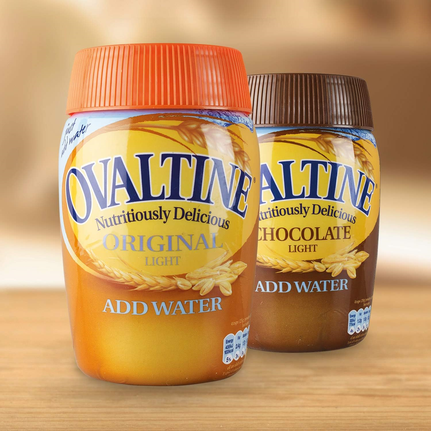 Ovaltine Original Light Add Water, Malt and Barley Instant Drink 300G - 6 Packs