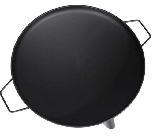 24" Round Fire Pit Folding Patio Garden Bowl Outdoor Camping Heater Log Burner