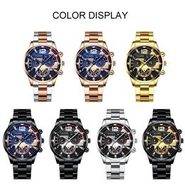 Men's Watch Business Stainless Steel Analog Quartz FREE SHIPPING