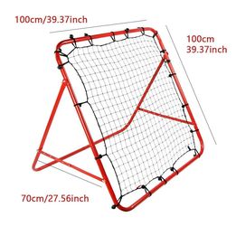 Football Training Net Soccer Kickback Target Goal Rebounder Net for Kids Teach