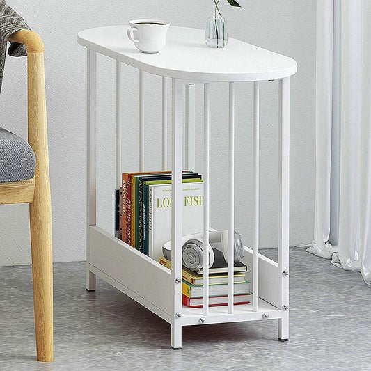 Small End Table Oval Side Table for Small Spaces FREE SHIPPING