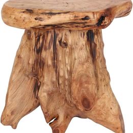NEW! Solid Teak Root Wood Coffee Table Rustic Charm Weather-Resistant Home Decor