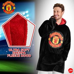 Manchester United Oversized Hoodie For Men, One Size Fits All