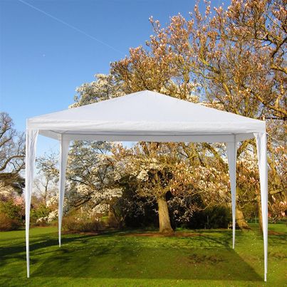 Gazebo Party Tent Marquee Waterproof Outdoor Garden Wedding Canopy 3m x 3m UK