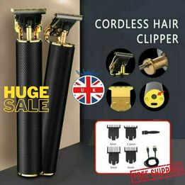 Professional Mens Hair Clippers Trimmers Machine Cordless Beard Electric Shaver