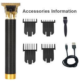 Professional Mens Hair Clippers Trimmers Machine Cordless Beard Electric Shaver