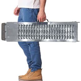 Set of 2 Folding Loading Ramps Heavy Duty 400 kg Max Loading
