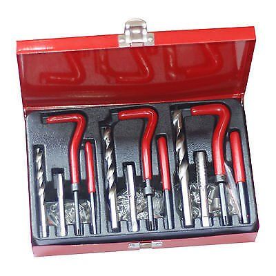 88pc Thread Repair Helicoil Re-Thread Tool Kit M6 M8 M10 Inserts Drill Tap Set