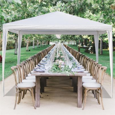 Gazebo Party Tent Marquee Waterproof Outdoor Garden Wedding Canopy 3m x 3m UK