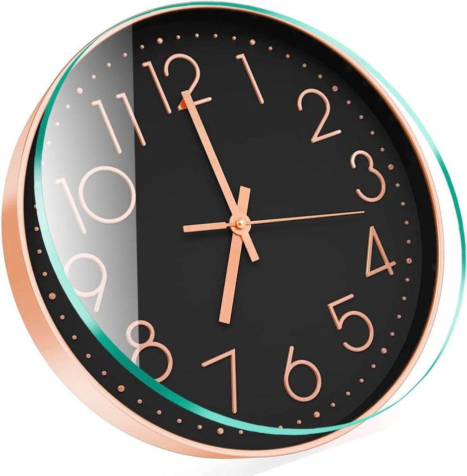 12" Wall Clock Silent & Large Wall Clocks FREE SHIPPING
