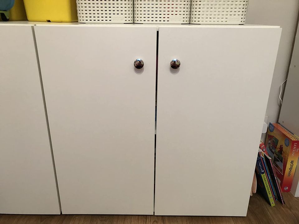 NEW! Storage Cabinet w/Two Shelves Wooden Sideboard Freestanding FREE SHIPPING
