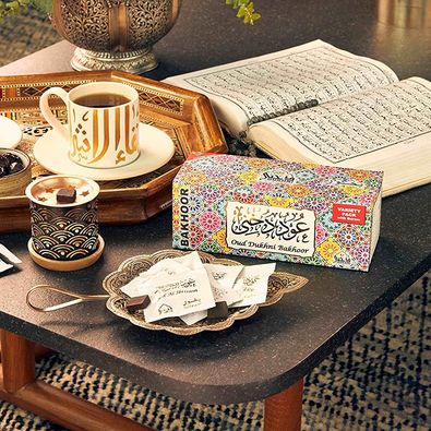 Incense Variety Box (20 Pieces) & Rainbow Exotic Bakhoor Burner - Gift Set