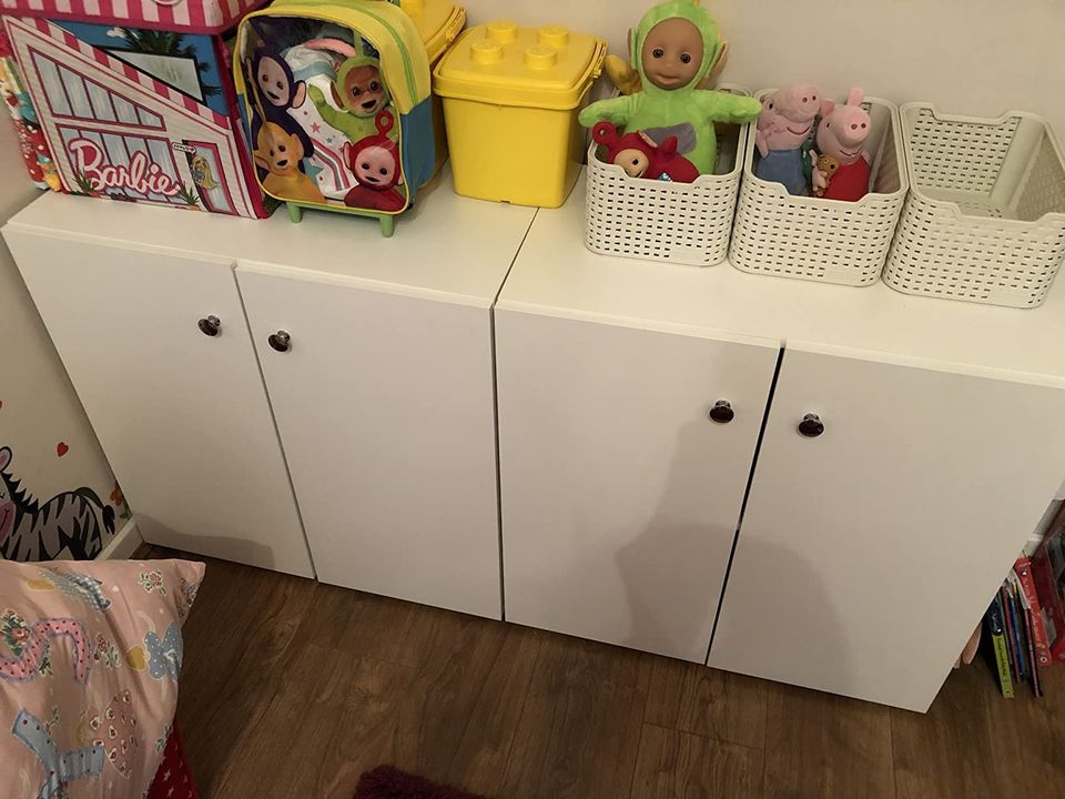 NEW! Storage Cabinet w/Two Shelves Wooden Sideboard Freestanding FREE SHIPPING