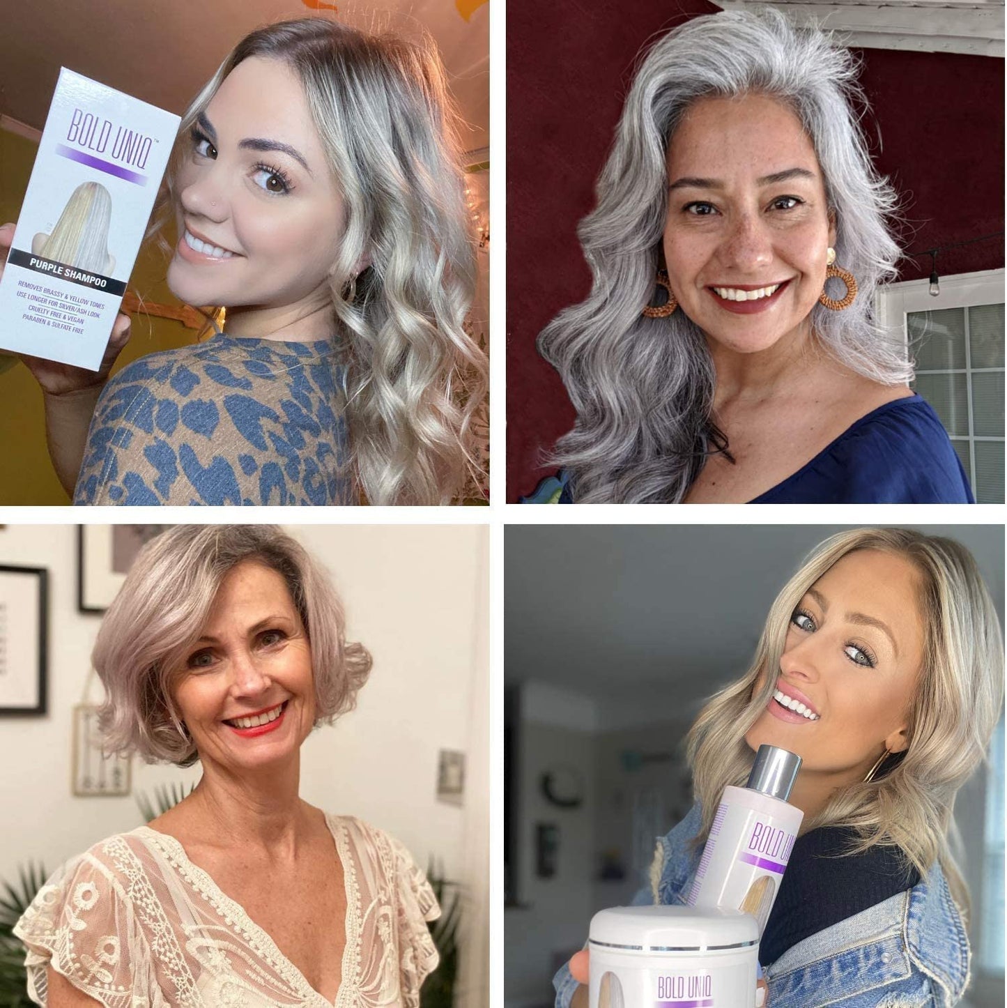 Purple Shampoo for Blonde Hair - Toning Shampoo for Blonde, Platinum, Bleached, Grey