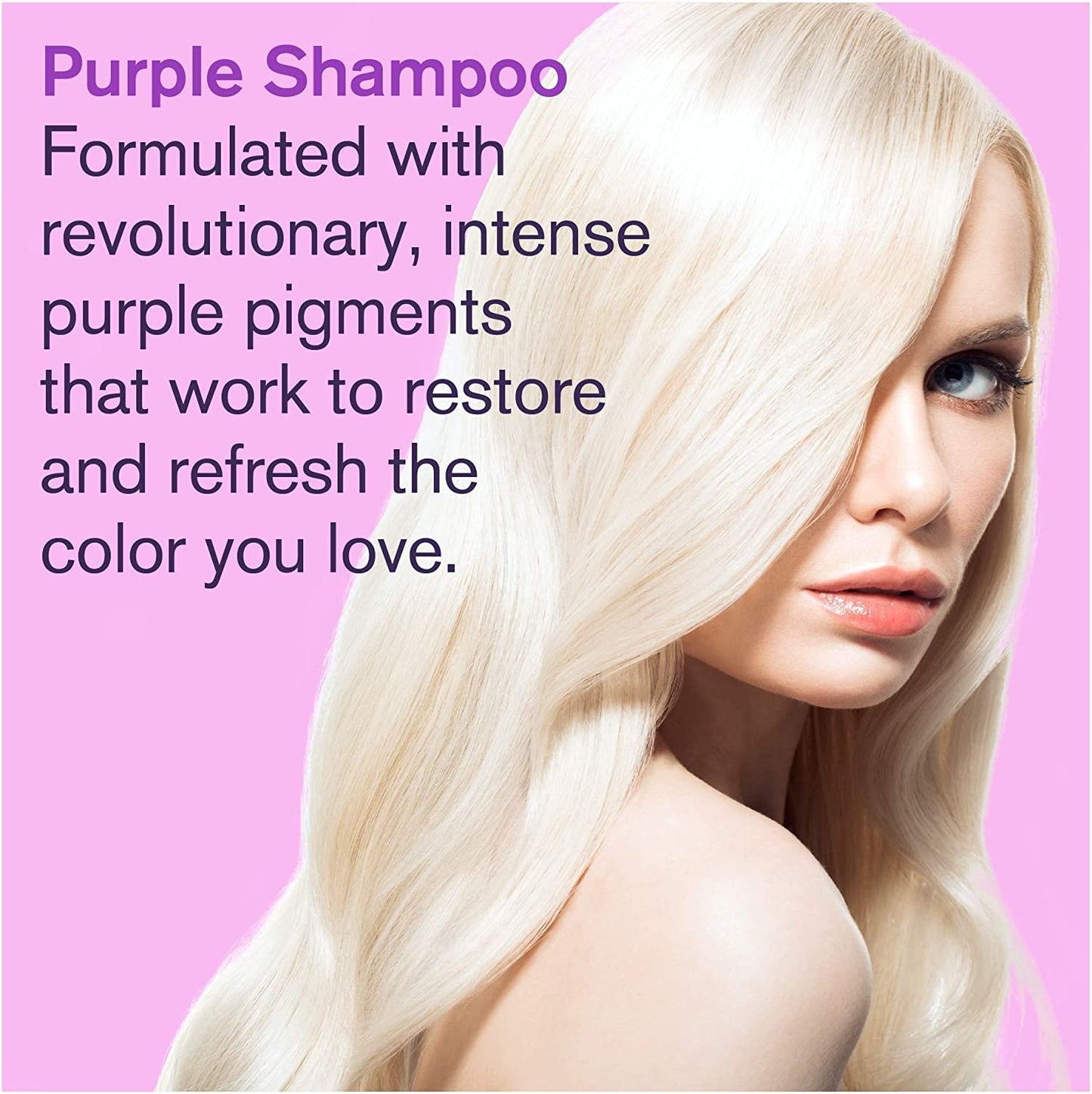 Purple Shampoo for Blonde Hair - Toning Shampoo for Blonde, Platinum, Bleached, Grey