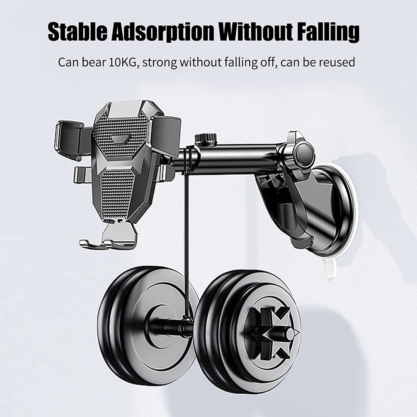 4 in 1 Universal Car Phone Mount Cradle Super Stable for Car Dashboard/Windscreen/Air Vent