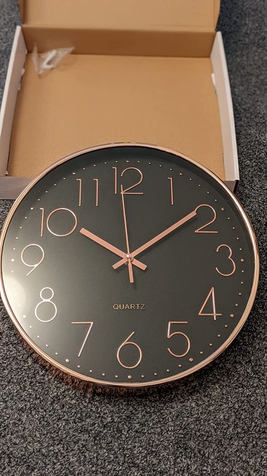 12" Wall Clock Silent & Large Wall Clocks FREE SHIPPING