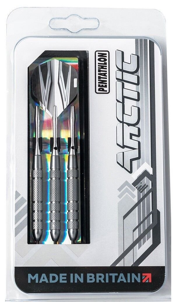 PENTATHLON Darts Set - Dart Barrels, Dart Flights, Shafts + Case 21g