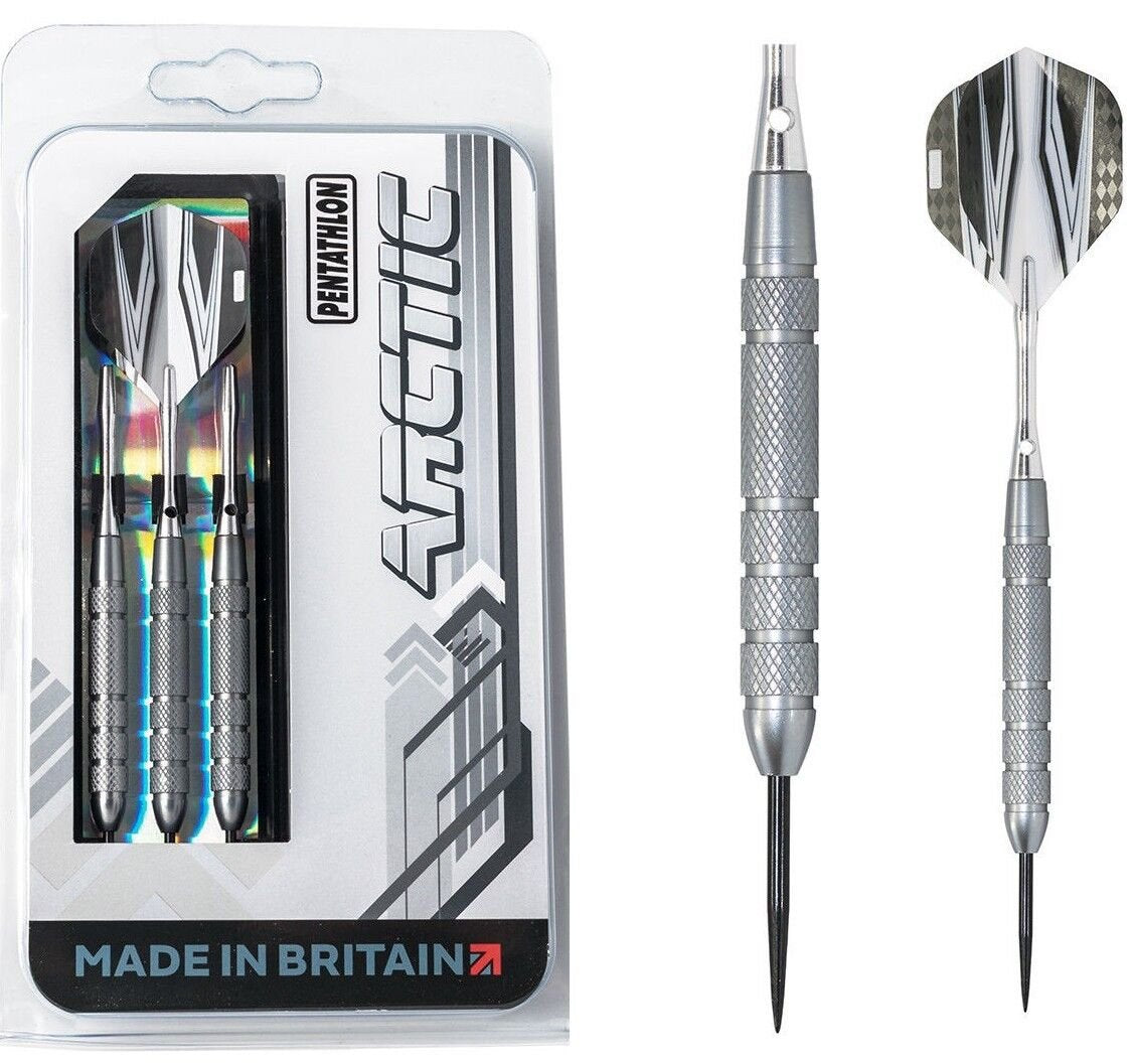 PENTATHLON Darts Set - Dart Barrels, Dart Flights, Shafts + Case 21g
