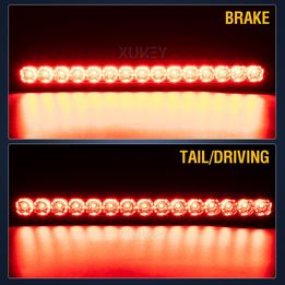 2x 12V 24V LED Rear Tail Lights Stop Light Bars Trailer Caravan Van Truck E-MARK