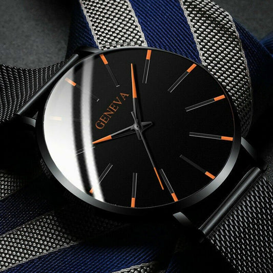 Men’s watch Date Quartz Analog Casual Dress Wrist Watch FREE SHIPPING
