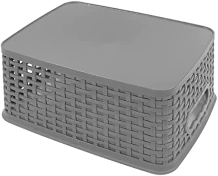 SALE! 6 Pack Plastic Storage Baskets - Small Organizer Boxes for Kitchen Bathroom