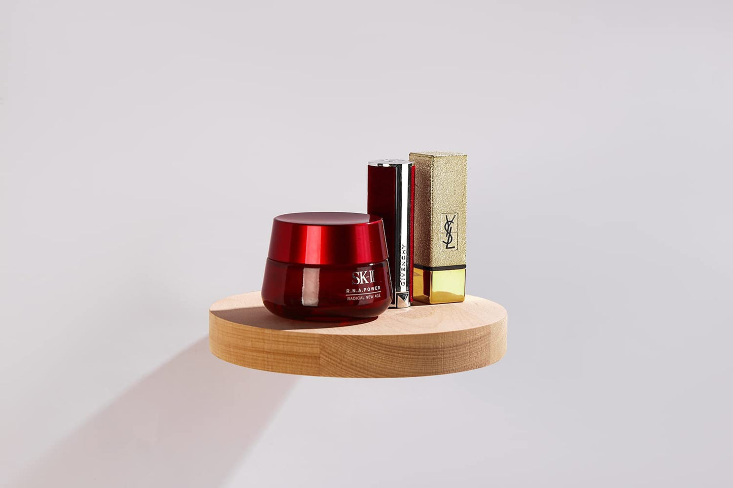 3 Pack Small Floating Round Shelves, Mini Wooden Decor Display Wall Shelf, Wall Mounted