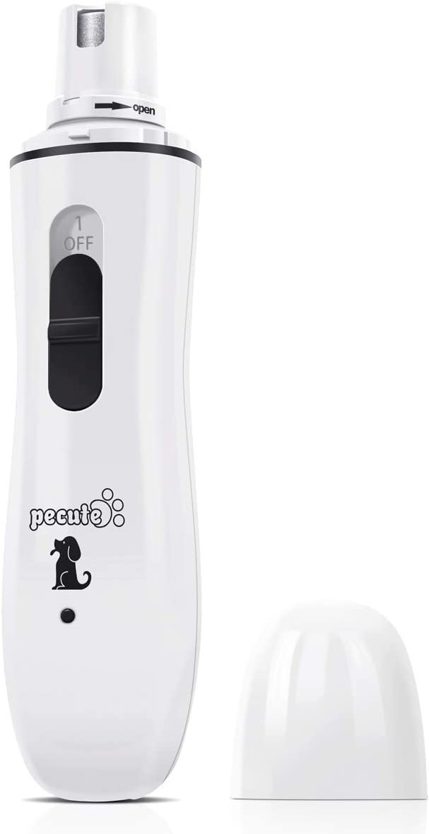 Dog Nail Grinders, 50 DB Ultra Quiet Electric Nail File With 2 Speeds Fast Clipping
