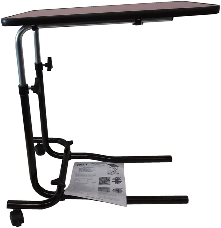 Hospital Tray Portable over Bed Chair Table Mobility Elderly Food Disability.