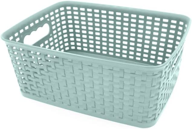 SALE! 6 Pack Plastic Storage Baskets - Small Organizer Boxes for Kitchen Bathroom