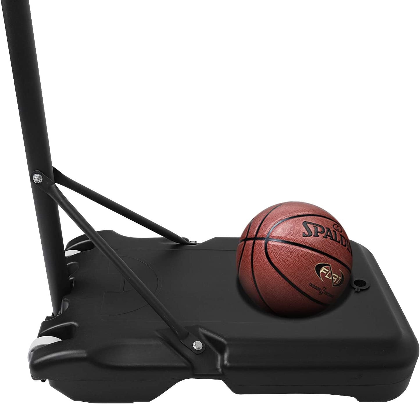 Portable Outdoor Free standing Basketball Stand Net Set Height Adjustable w/ Wheels
