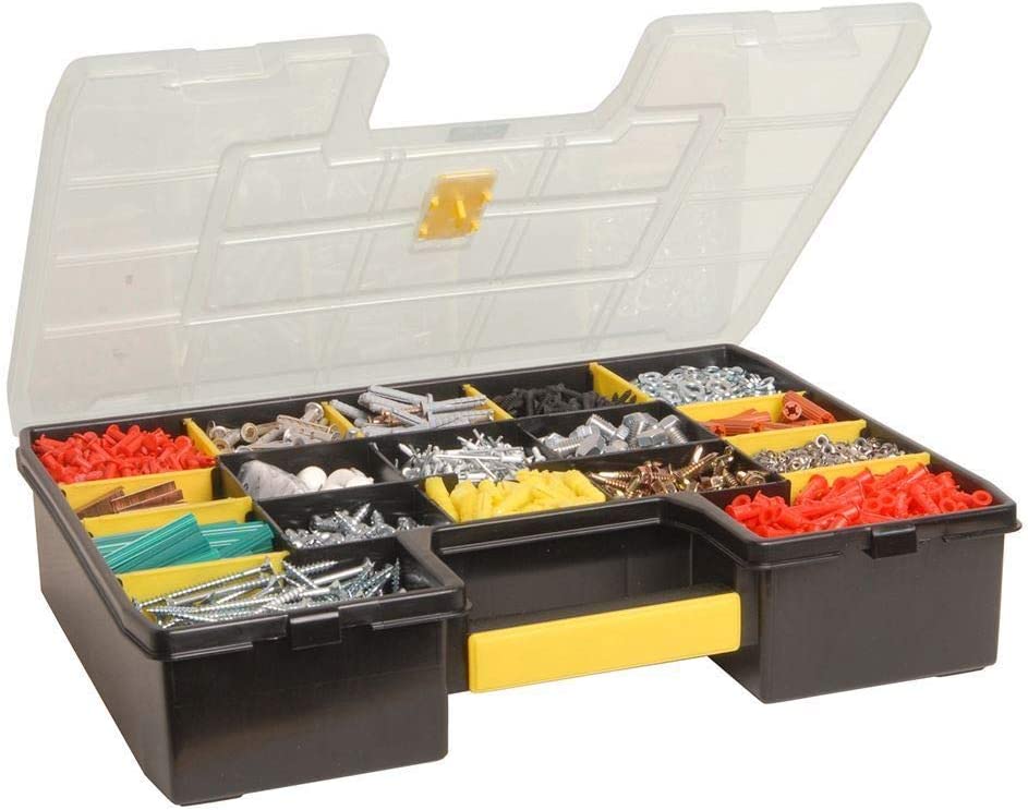 4 Pack Stanley Sortmaster Pro Tool Organiser Screws Nails Storage Case Box