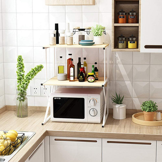 💥SALE💥3-Tier Microwave Shelf, Kitchen Counter Storage Shelf ,Multifunctional Organizer