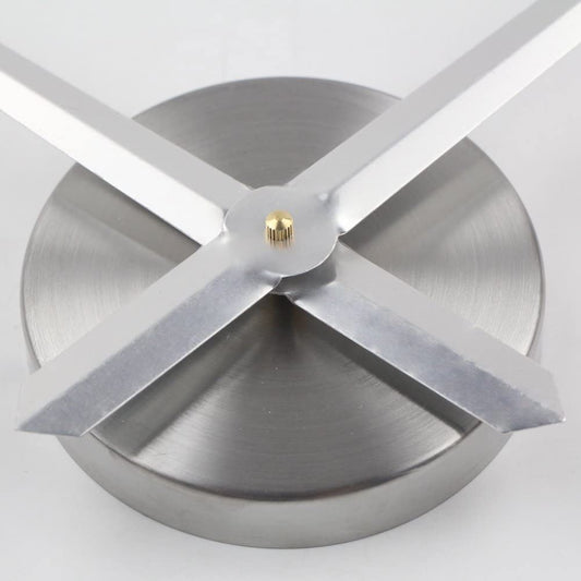 3D DIY Frameless Large Wall Clock Modern Roman Numerals 3D Mirror Sticker