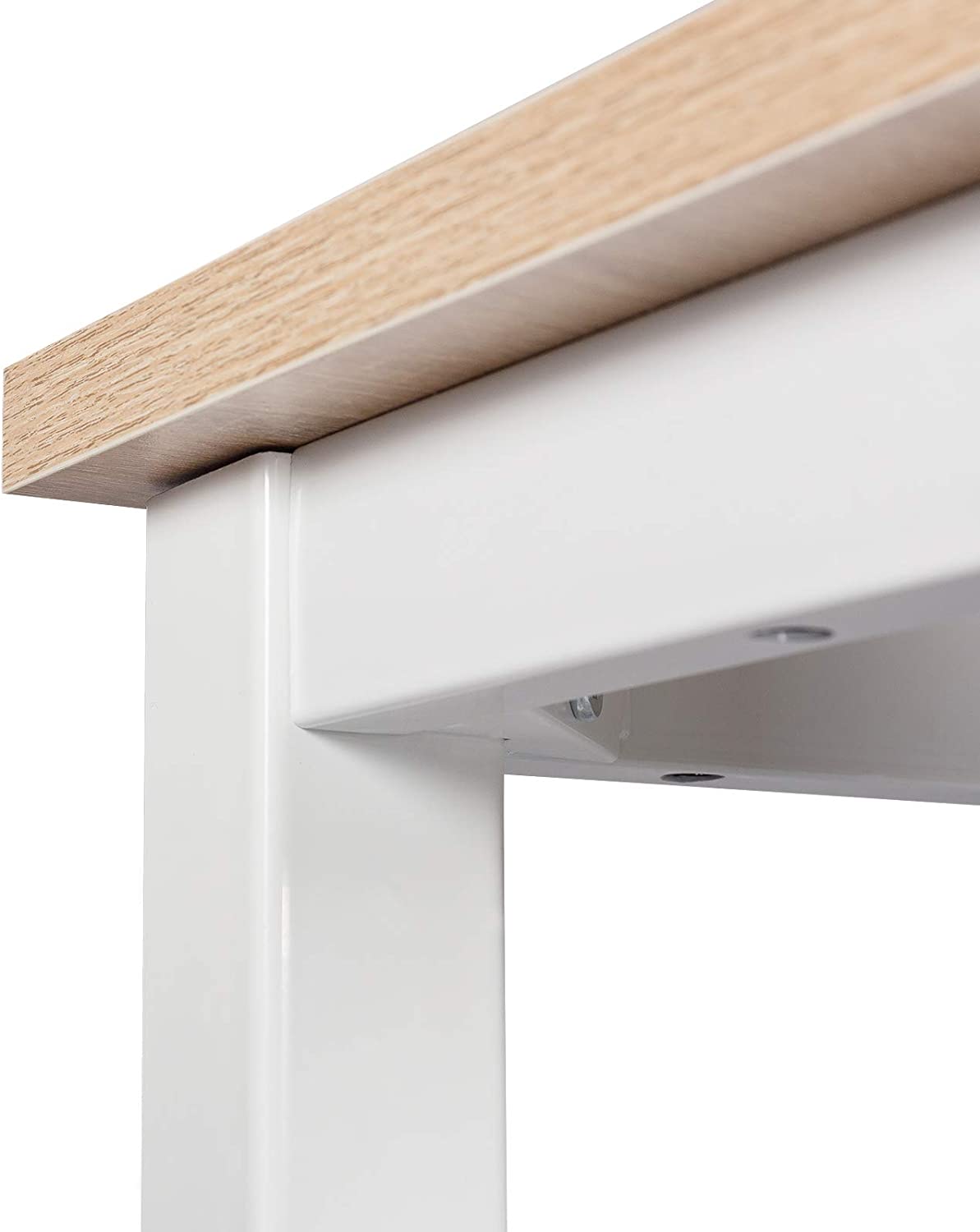 NEW Kitchen Bar Table Counter and 2 Stools Set Breakfast Dining Table Light Oak Coffee Table