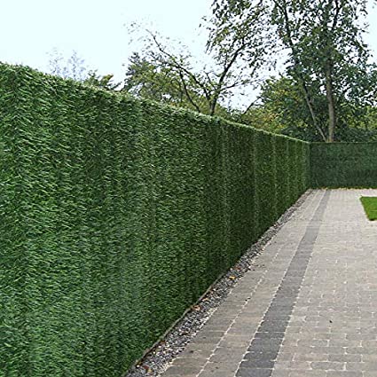 Artificial Conifer Hedge Plastic Privacy Screening Garden Fence 1m High x 3m Long 3ft 3" x 9ft