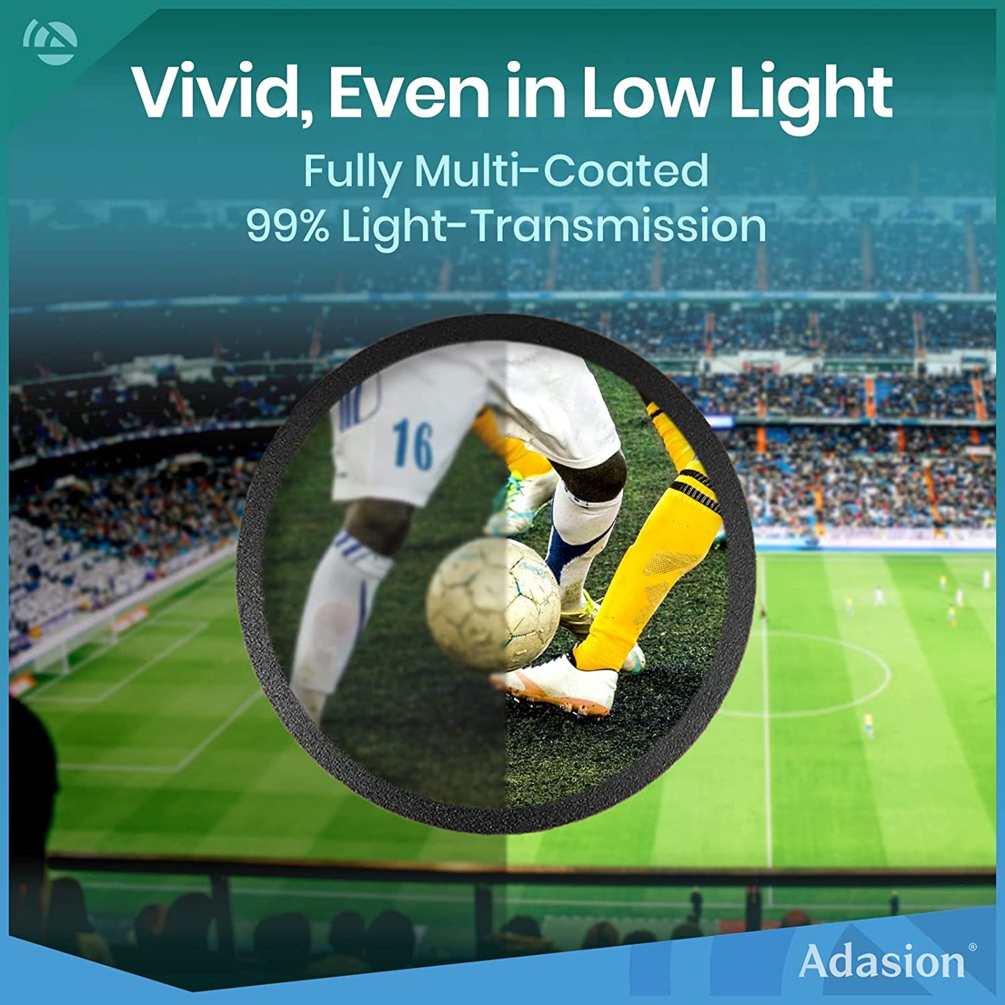 12x42 High Definition Binoculars for Adults with Universal Phone Adapter