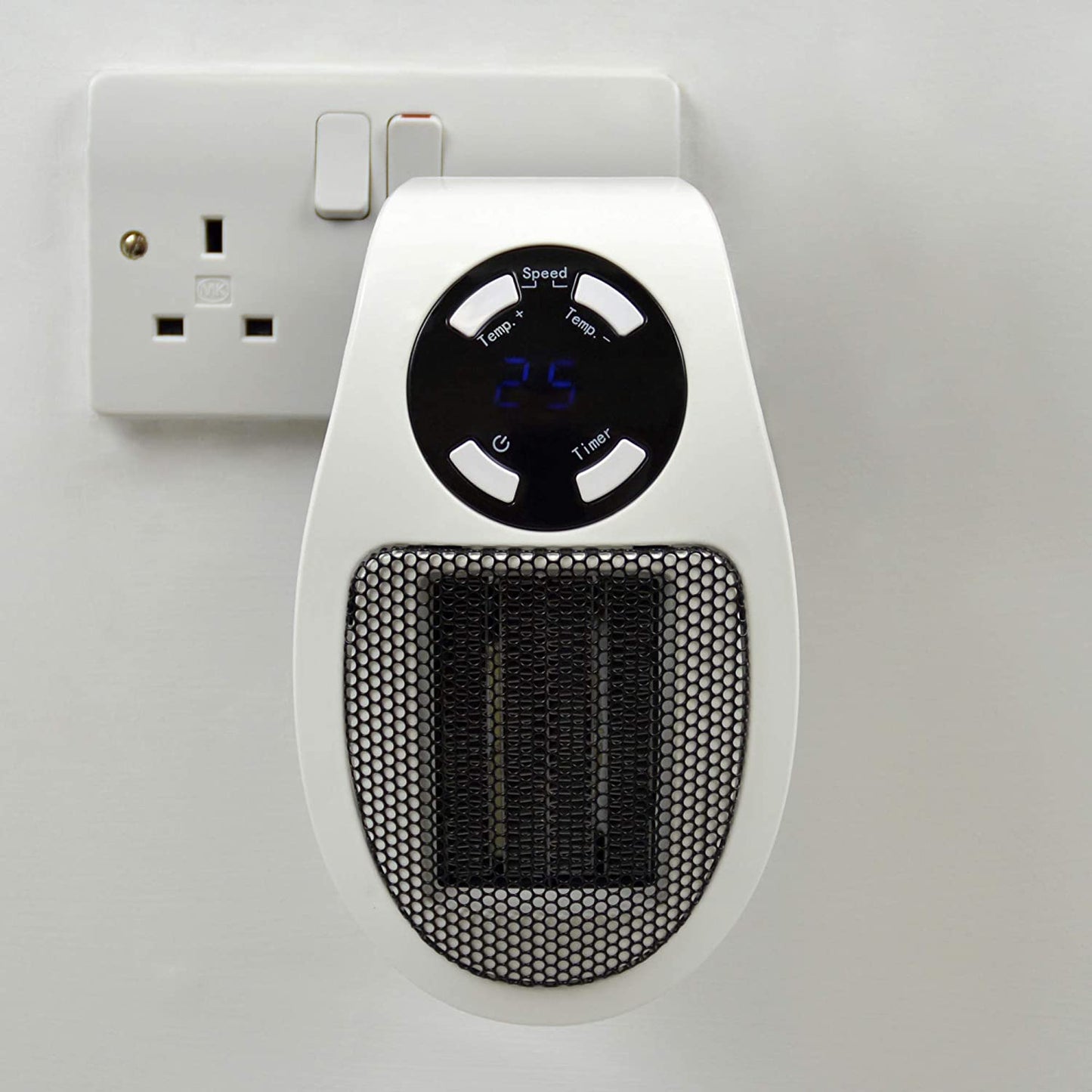 500w Plugin Local (2m2) Power Heater / 2 Fan Speeds